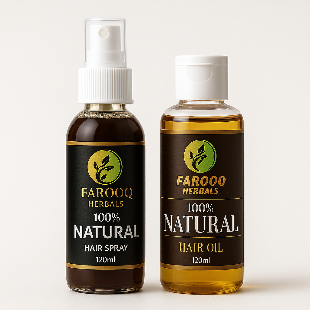 Farooq Herbals Hair Care Combo – Oil + Spray